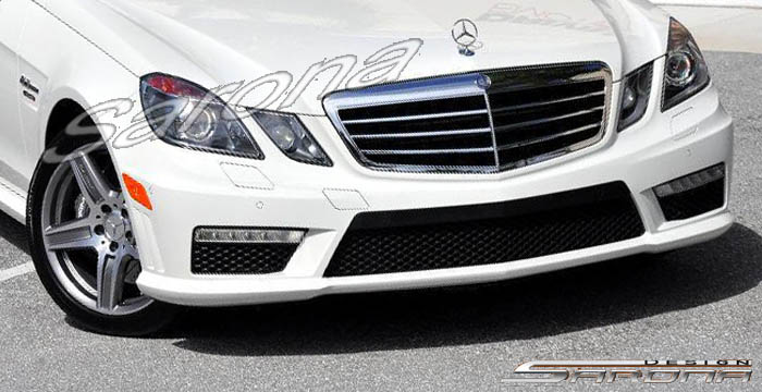 Custom Mercedes E Class  Sedan Front Bumper (2010 - 2013) - $690.00 (Part #MB-060-FB)
